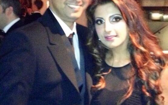 Aamer Anwar Wife Ifet Anwar portrait, Scottish-Pakistani couple smiling together in a professional setting